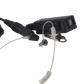 2-Wire Braided Fiber Cord PTT with Female 3.5mm Port