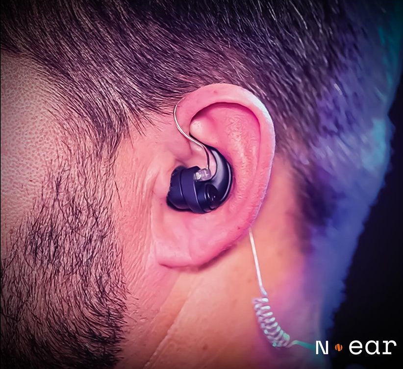 N-ear ear defenders with option to insert Flexo 360 earpiece
