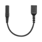 Adaptor cable for use with acoustic tube earpieces