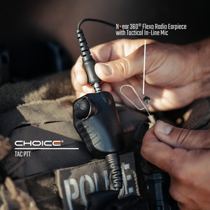 N-ear: CHOICE® TAC PTT Kit W. Remote Button (Light Duty)