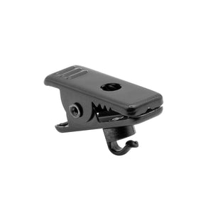 N-ear: Black Metal Covert Earpiece Clip W. Braided Fiber Cable Guide