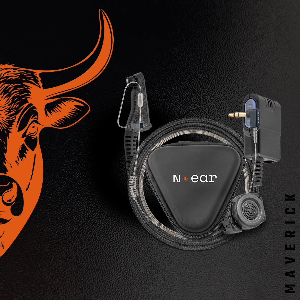 Kit Choice 2 N-ear: Maverick Kit - 360® Earpiece with CHOICE® PTT/Mic.