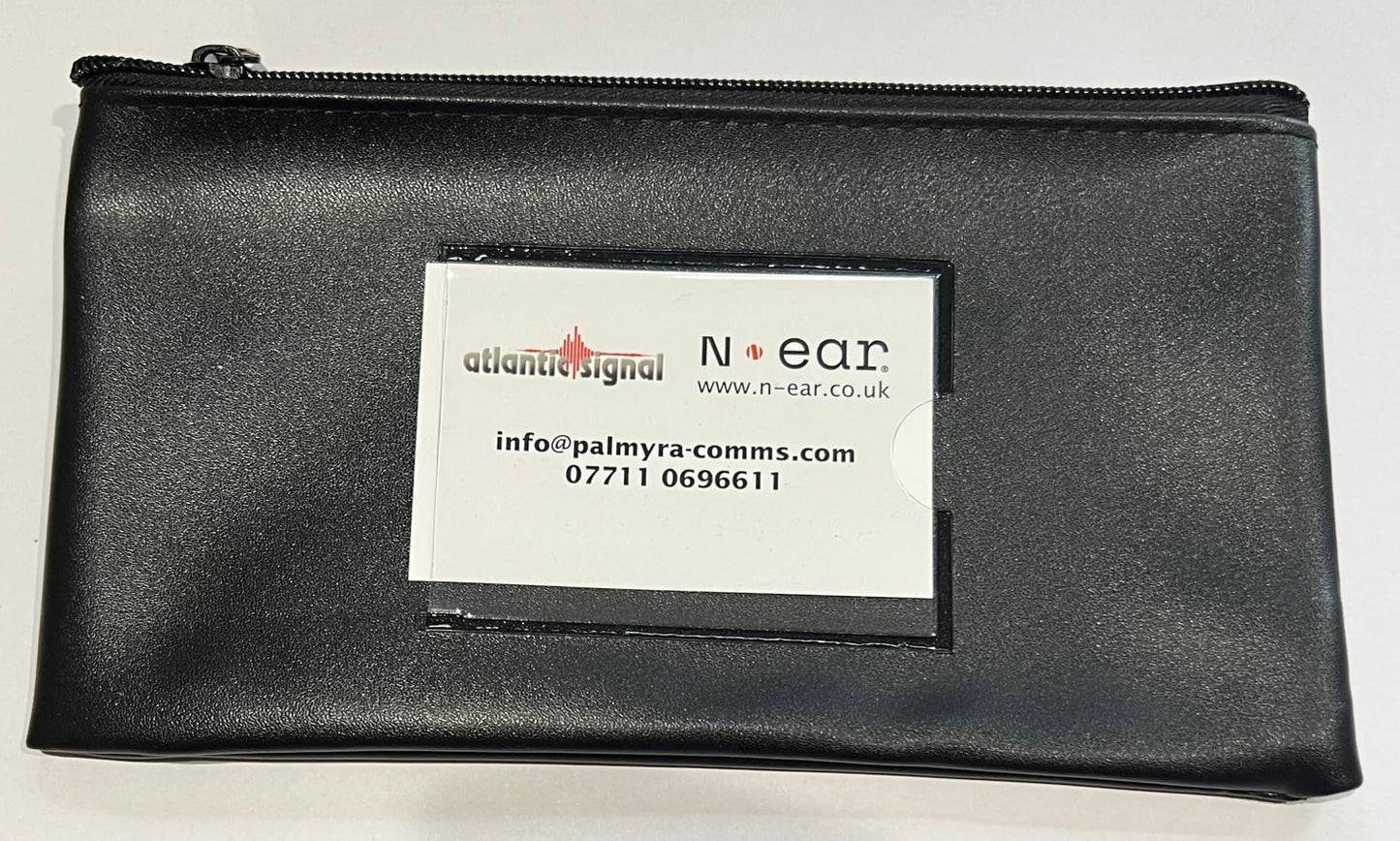 Vinyl storage pouch - single zip