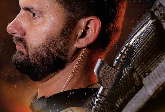 N-ear Flexo Dynamic earpiece with In-line microphone