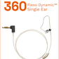 N•EAR 360 FLEXO DYNAMIC™ SINGLE EAR EARPIECE