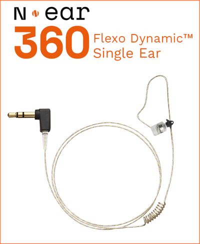 N•EAR 360 FLEXO DYNAMIC™ SINGLE EAR EARPIECE